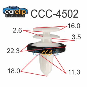 Ford Ranger Interior Trim Clips 25pcs CCS-4502