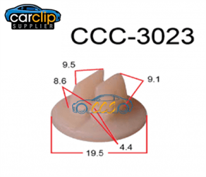 white Screw Grommets 25pcs CCS-3023