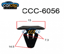Trim Retainer Clips  25pcs CCS-6056