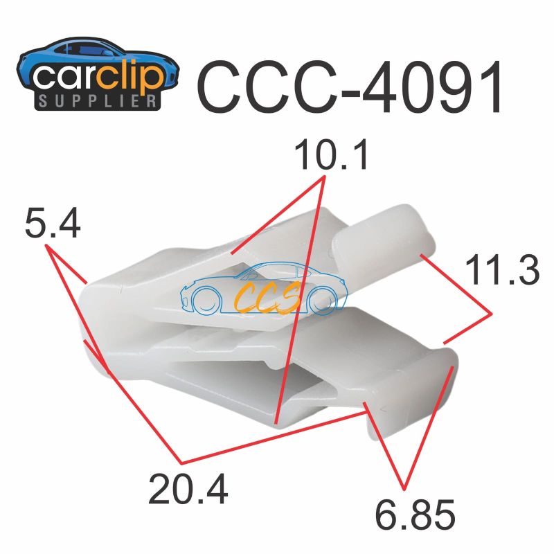 Garnish Moulding Retainer Clips 25pcs CCS-4091