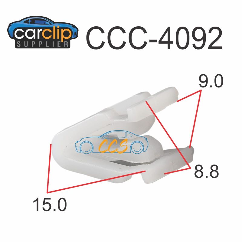 Isuzu Garnish Moulding Retainer Clips 25pcs CCS-4092