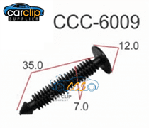 Black X-Tree Tall Long Shaft Clips 25pcs CCS-6009