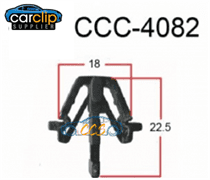 Toyota Grille Clips 25pcs CCS-4082